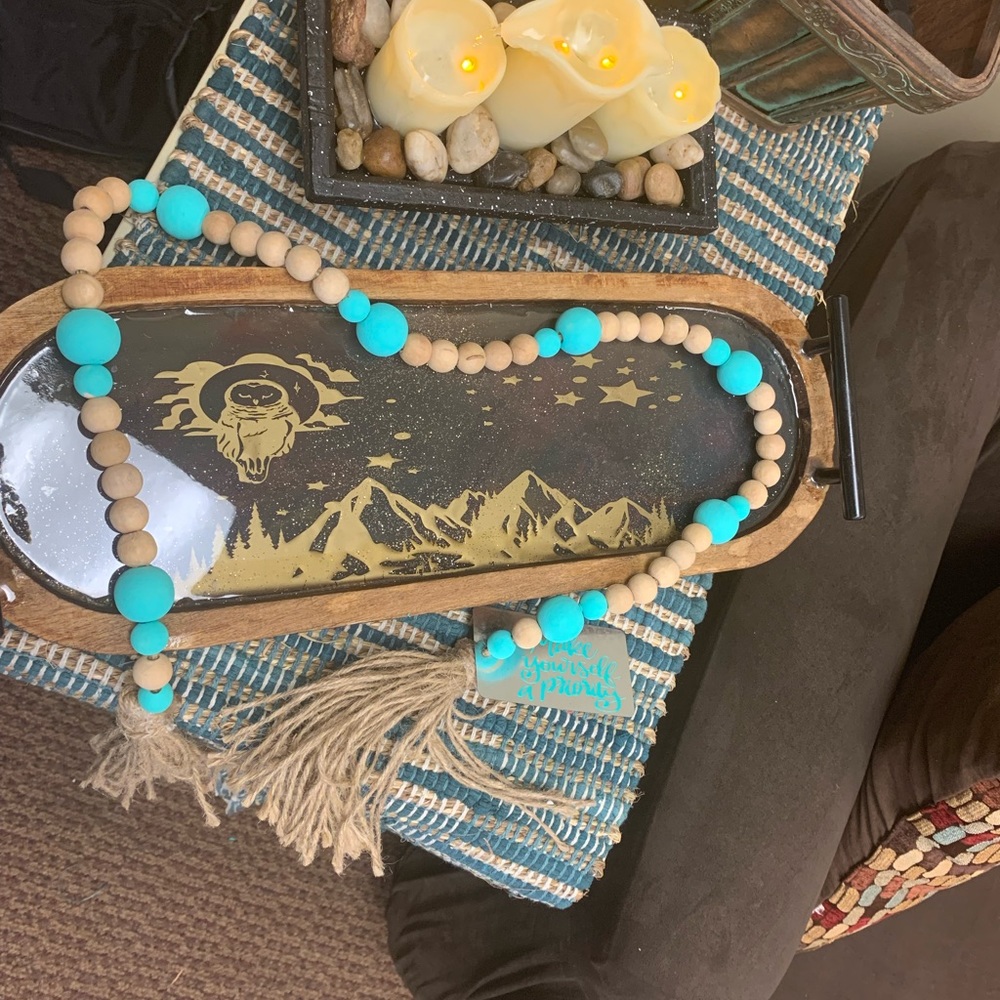 Make yourself a priority wooden garland